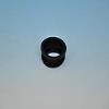 50MM RUBBER INLET CONNECTOR - BLACK.