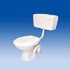 FORTEC WC, MODEL: 501S C/W NIRON III PLASTIC L/L CISTERN AND MEDIUM DUTY TOILET SEAT FULL COVER.