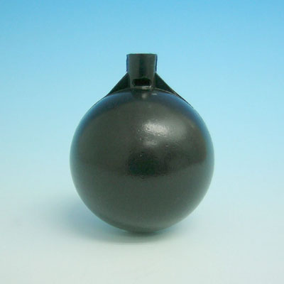100MM DIA. POLY FLOAT - BLACK.