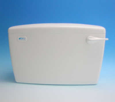 NIRON III LOW LEVEL CISTERN 9.0L C/W PLASTIC HANDLE - SIPHON TYPE. MODEL: III.