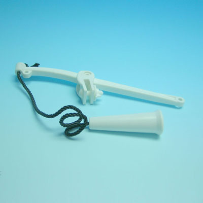 PLASTIC LEVEL ARM C/W NYLON STRING AND HOLDER FOR HIGH LEVEL CISTERN