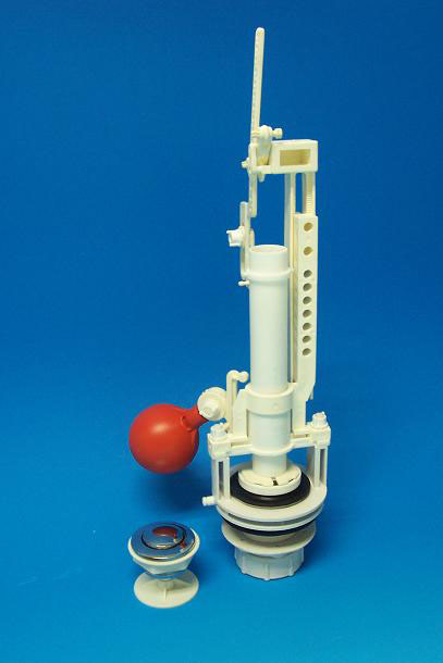40MM PRO-LIFT VALVE C/W CHROME PUSH BUTTON - BALL TYPE.