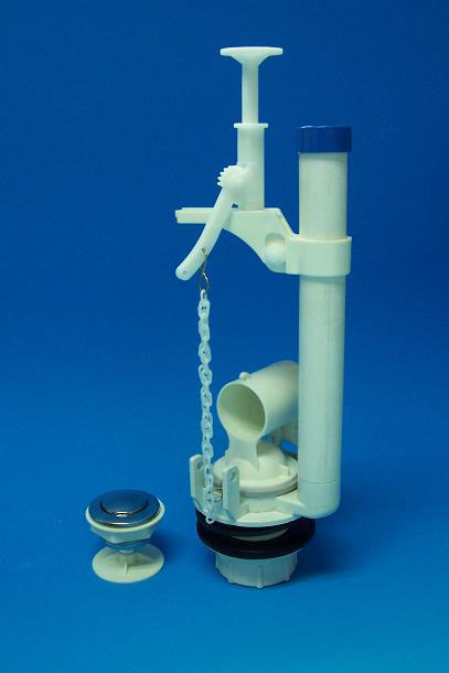 40MM FLAPPER VALVE C/W CHROME PUSH BUTTON.